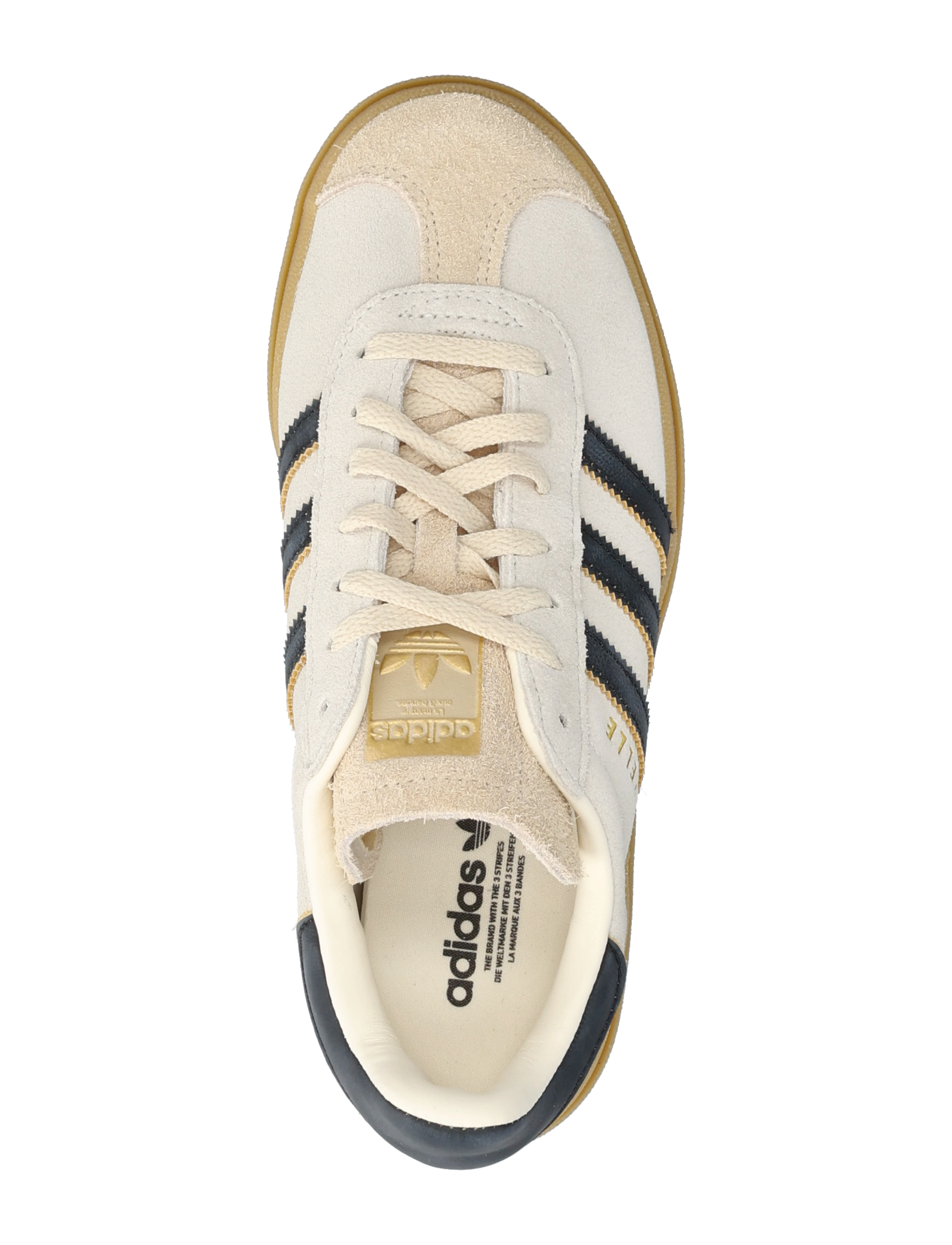 adidas Originals - GAZELLE BOLD W - baskets épaisses - crewht/cblack/sanstr - 3