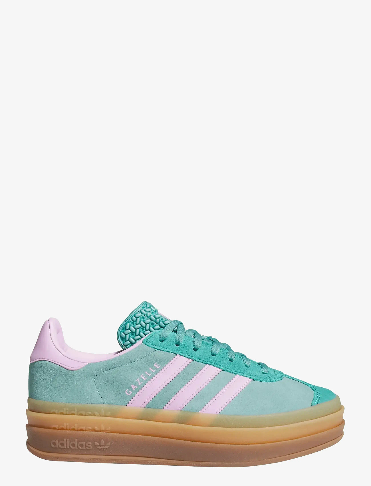 adidas Originals - GAZELLE BOLD W - low top sneakers - powtea/blilil/purtea - 1