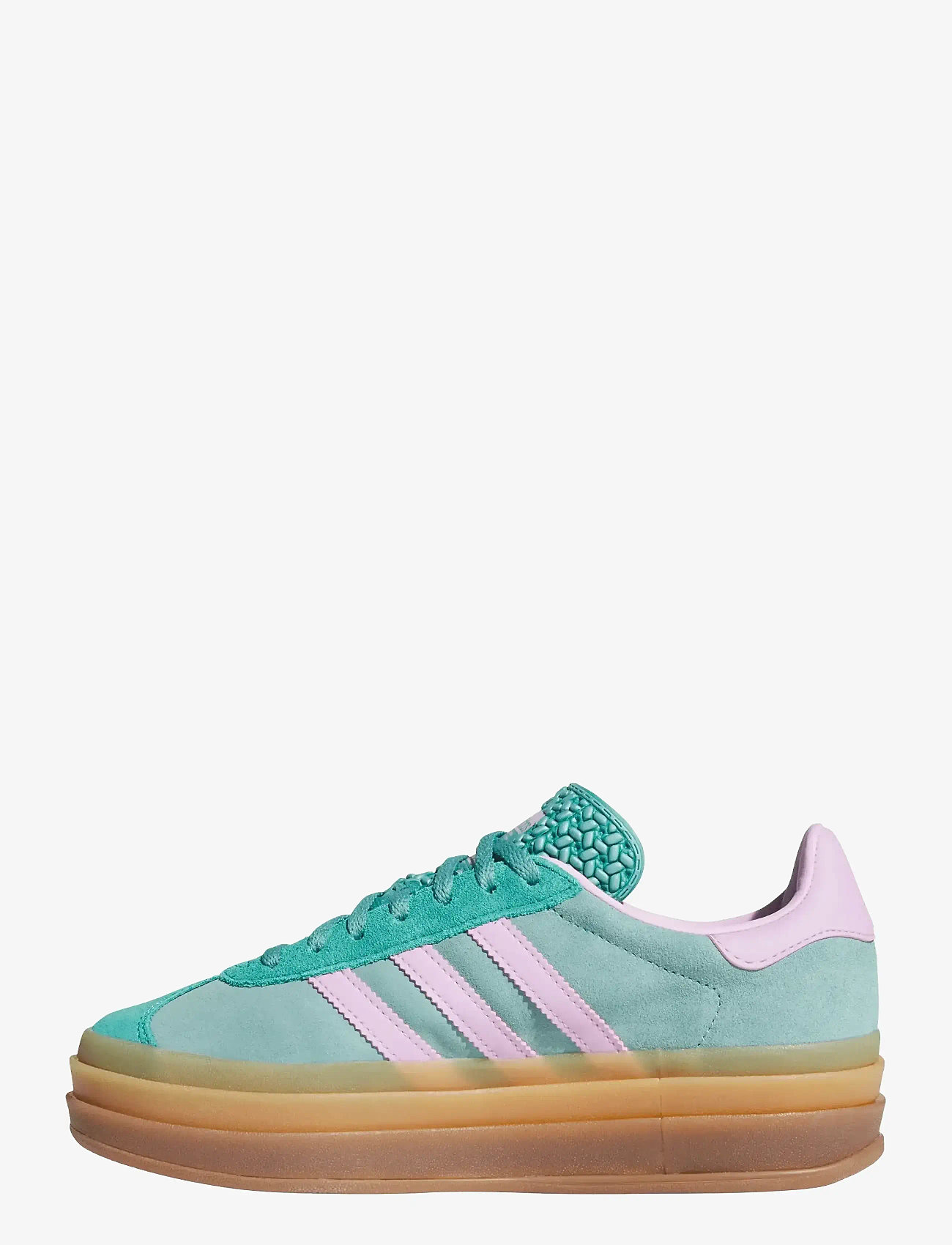 adidas Originals - GAZELLE BOLD W - low top sneakers - powtea/blilil/purtea - 2
