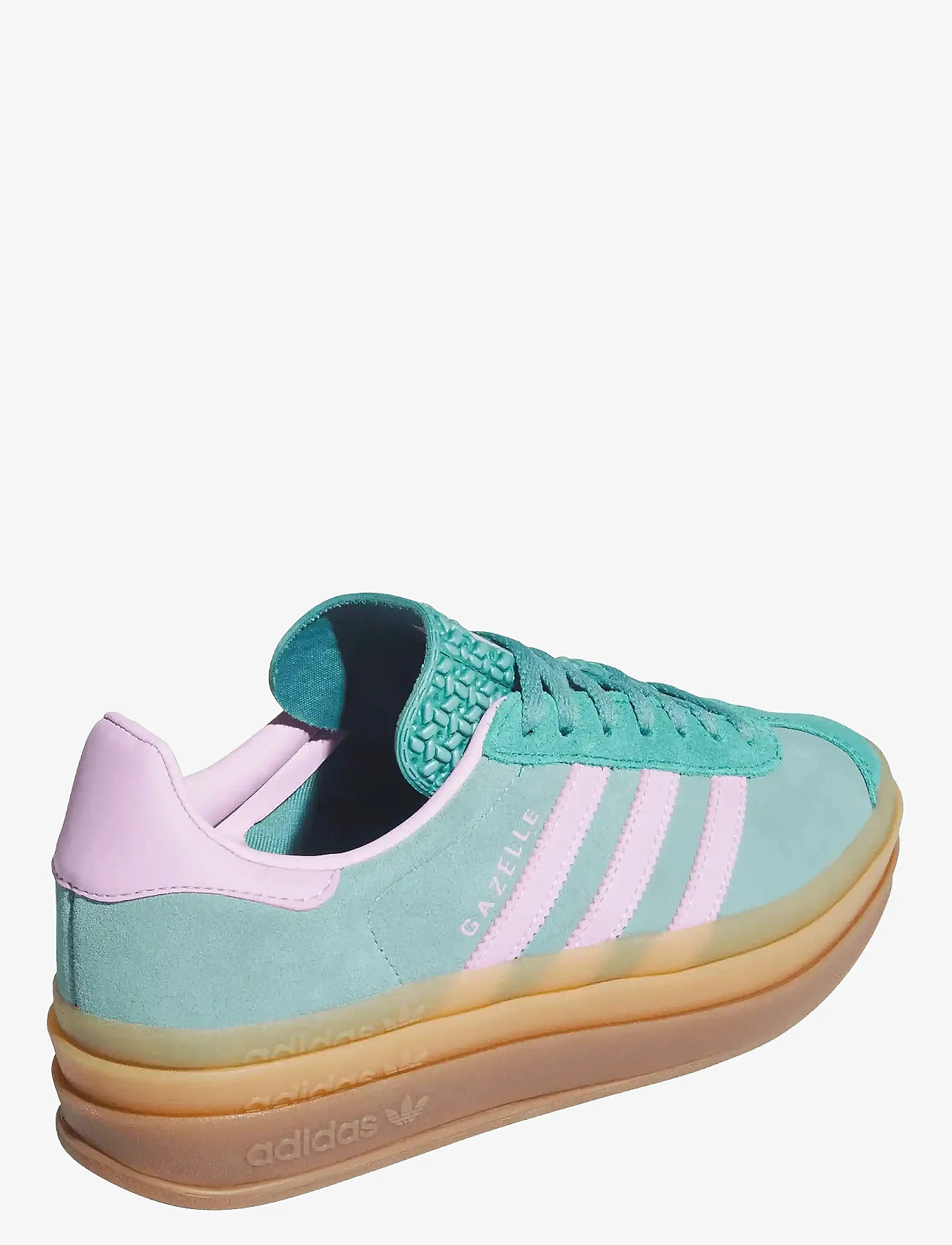 adidas Originals - GAZELLE BOLD W - low top sneakers - powtea/blilil/purtea - 3