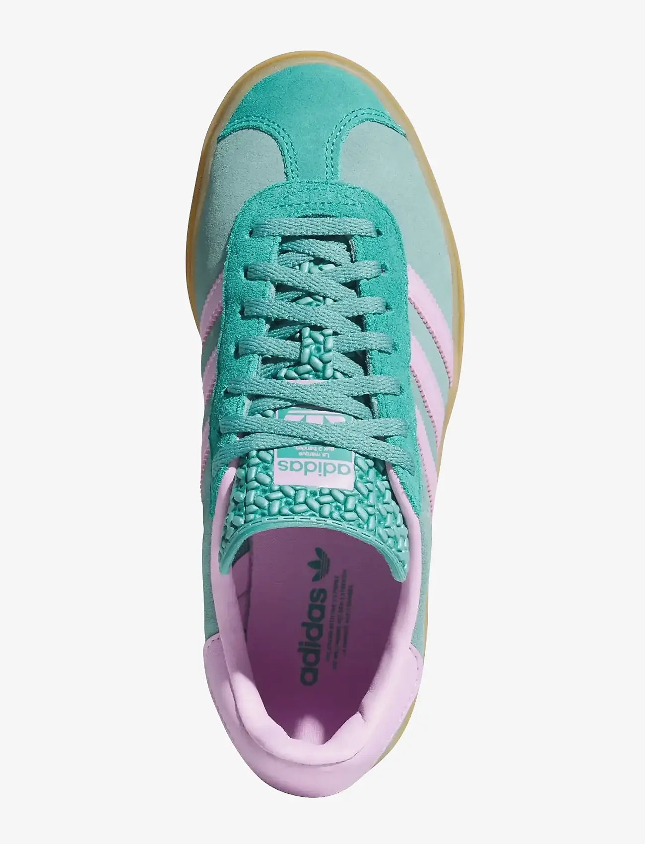 adidas Originals - GAZELLE BOLD W - low top sneakers - powtea/blilil/purtea - 4