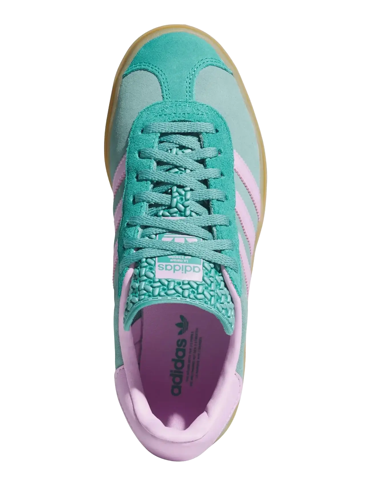 adidas Originals - GAZELLE BOLD W - baskets basses - powtea/blilil/purtea - 4