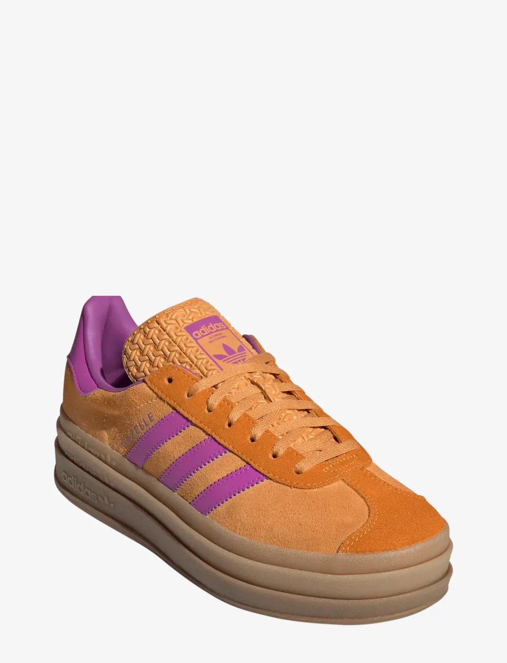 adidas Originals - GAZELLE BOLD W - lave sneakers - flaora/purbur/creora - 0
