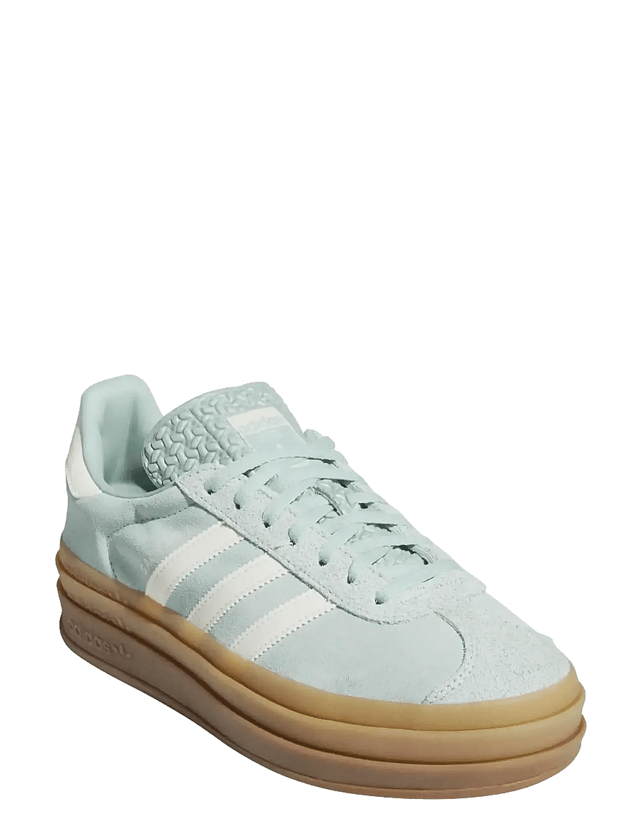 adidas Originals - GAZELLE BOLD W - lágir strigaskór - ashgrn/owhite/gum2 - 0