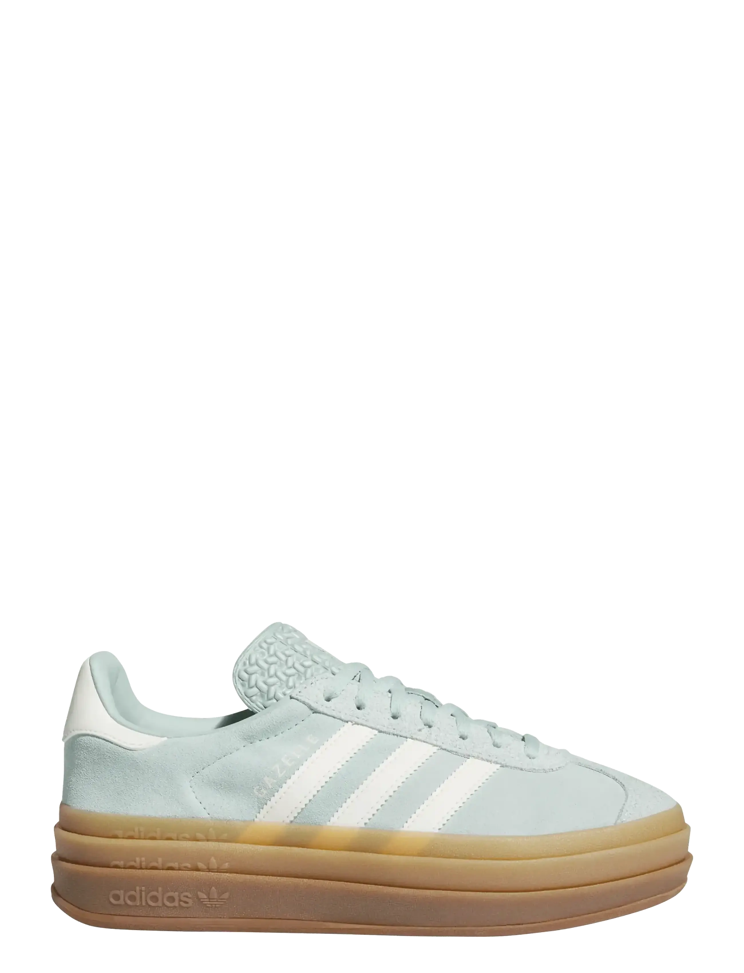 adidas Originals - GAZELLE BOLD W - lágir strigaskór - ashgrn/owhite/gum2 - 1
