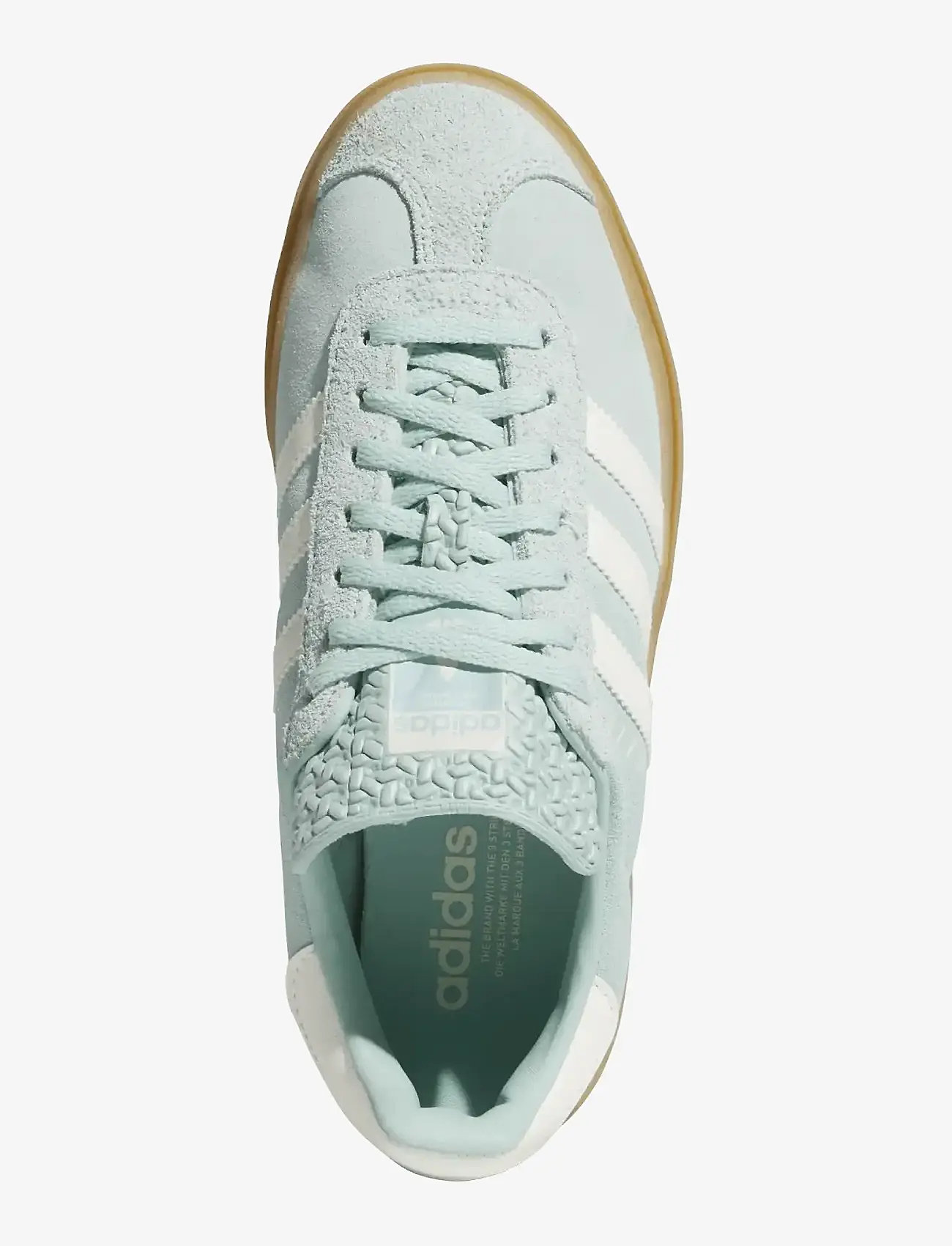 adidas Originals - GAZELLE BOLD W - lave sneakers - ashgrn/owhite/gum2 - 4