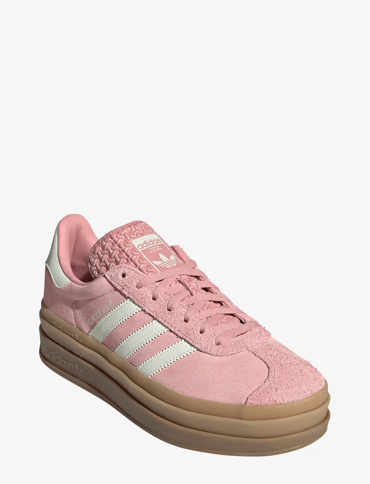 adidas Originals - GAZELLE BOLD W - lave sneakers - wonmau/owhite/gum2 - 0