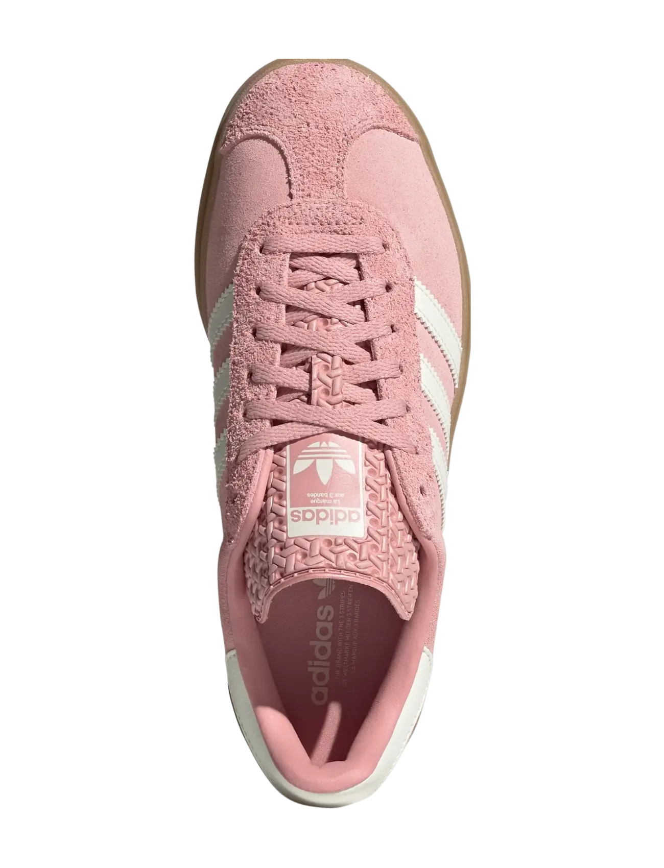 adidas Originals - GAZELLE BOLD W - niedrige sneakers - wonmau/owhite/gum2 - 4
