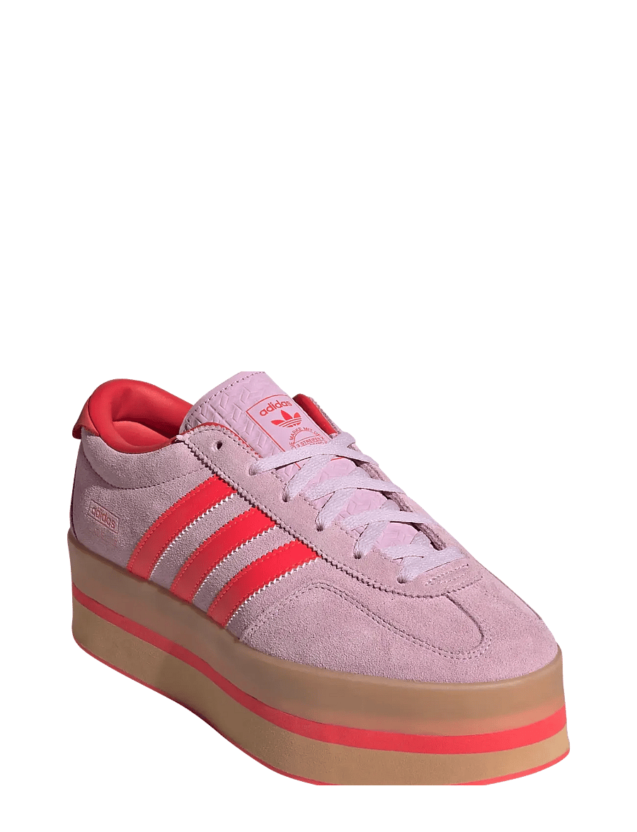 adidas Originals - GAZELLE STACK W - tennised - blilil/lucred/gum3 - 0