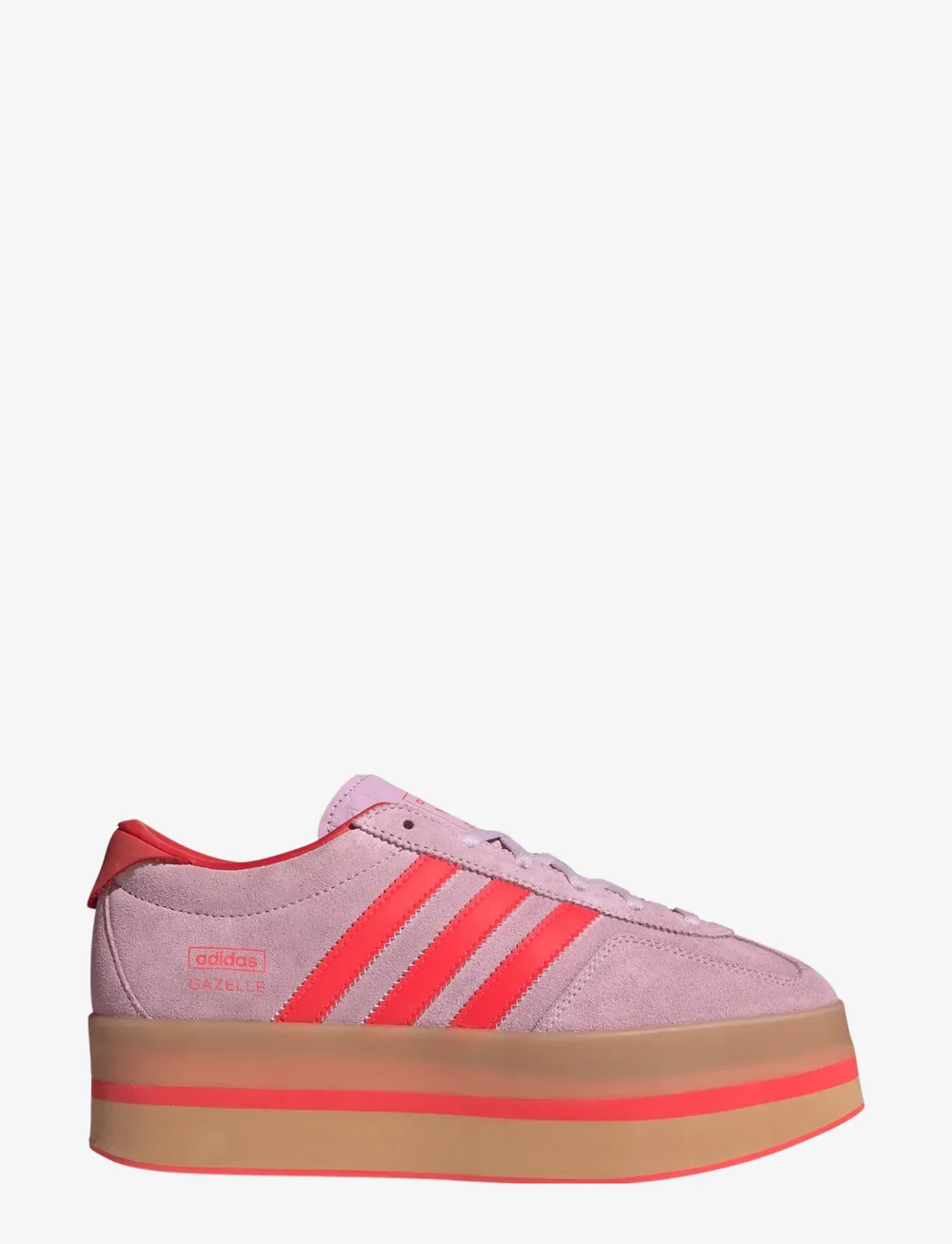 adidas Originals - GAZELLE STACK W - lave sneakers - blilil/lucred/gum3 - 1