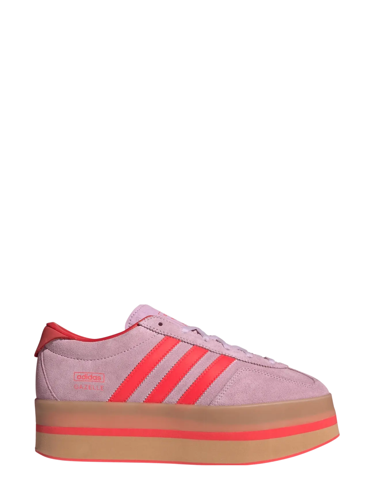 adidas Originals - GAZELLE STACK W - low top sneakers - blilil/lucred/gum3 - 1