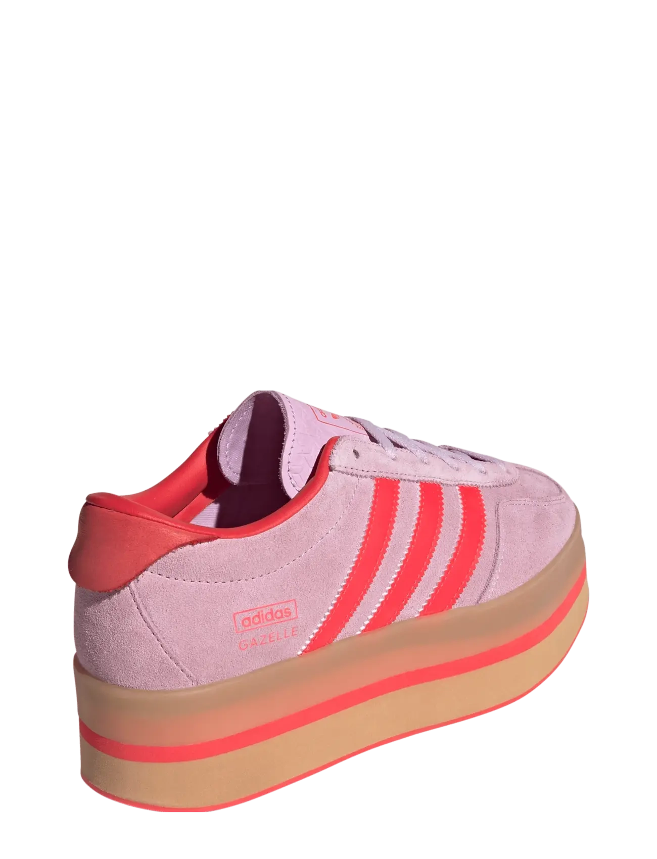 adidas Originals - GAZELLE STACK W - low top sneakers - blilil/lucred/gum3 - 3
