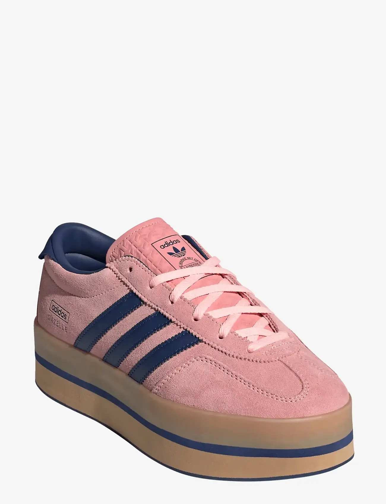adidas Originals - GAZELLE STACK W - låga sneakers - glopnk/vicblu/gum3 - 0
