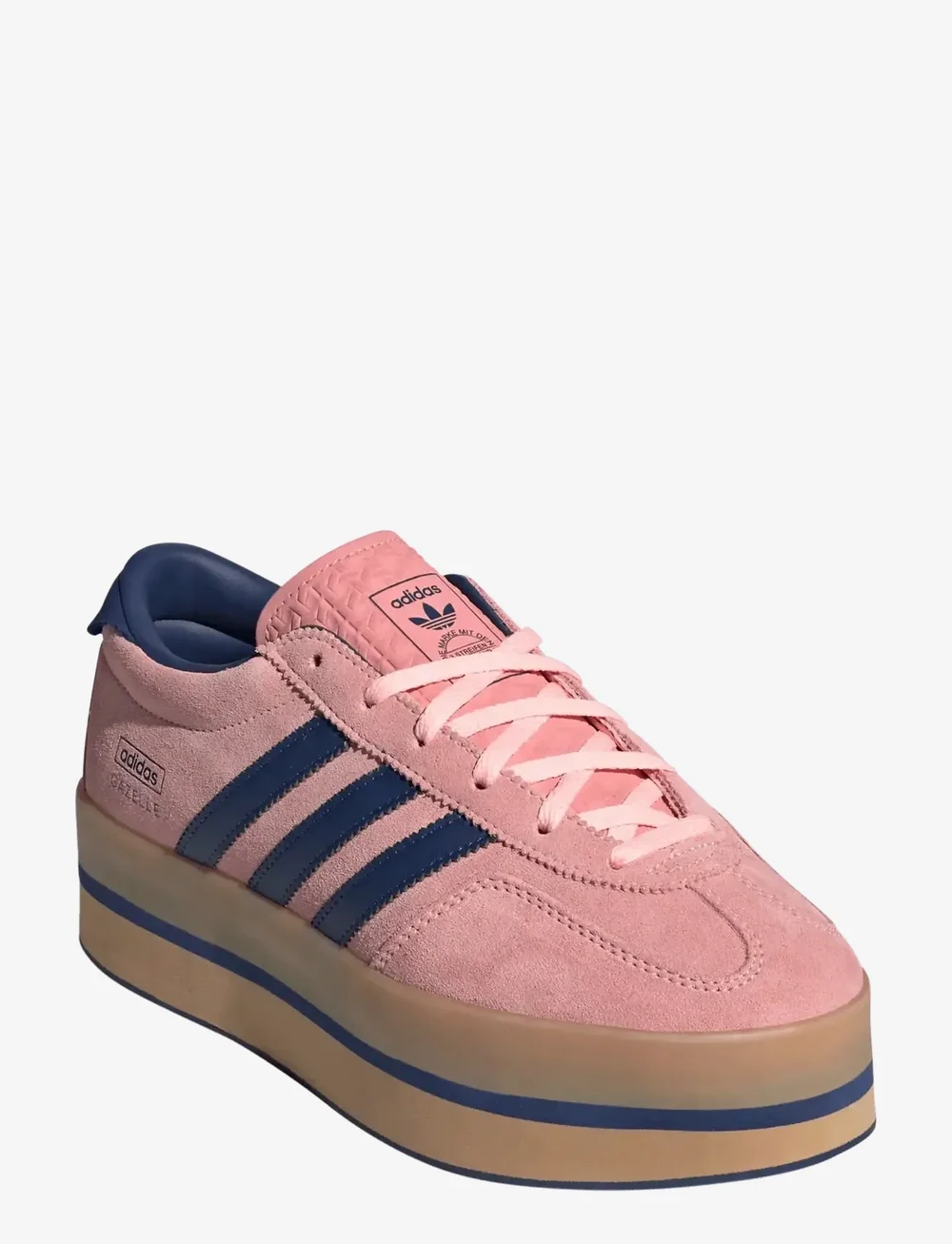 adidas Originals - GAZELLE STACK W - niedrige sneakers - glopnk/vicblu/gum3 - 0