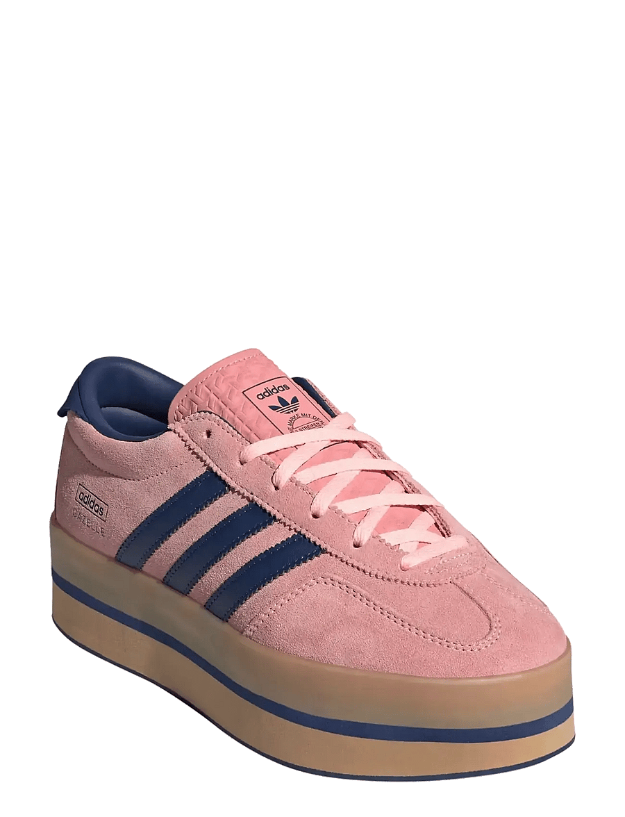 adidas Originals - GAZELLE STACK W - låga sneakers - glopnk/vicblu/gum3 - 0