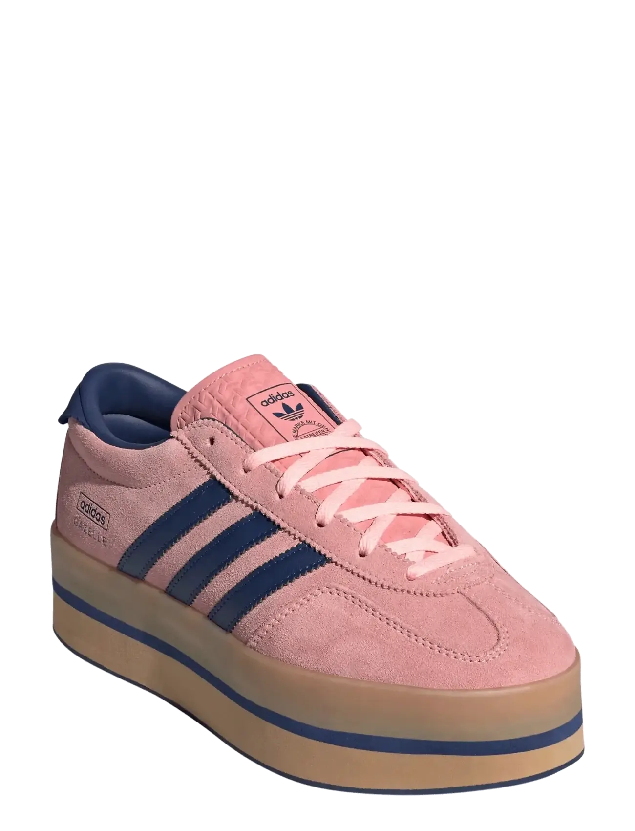 adidas Originals - GAZELLE STACK W - låga sneakers - glopnk/vicblu/gum3 - 0
