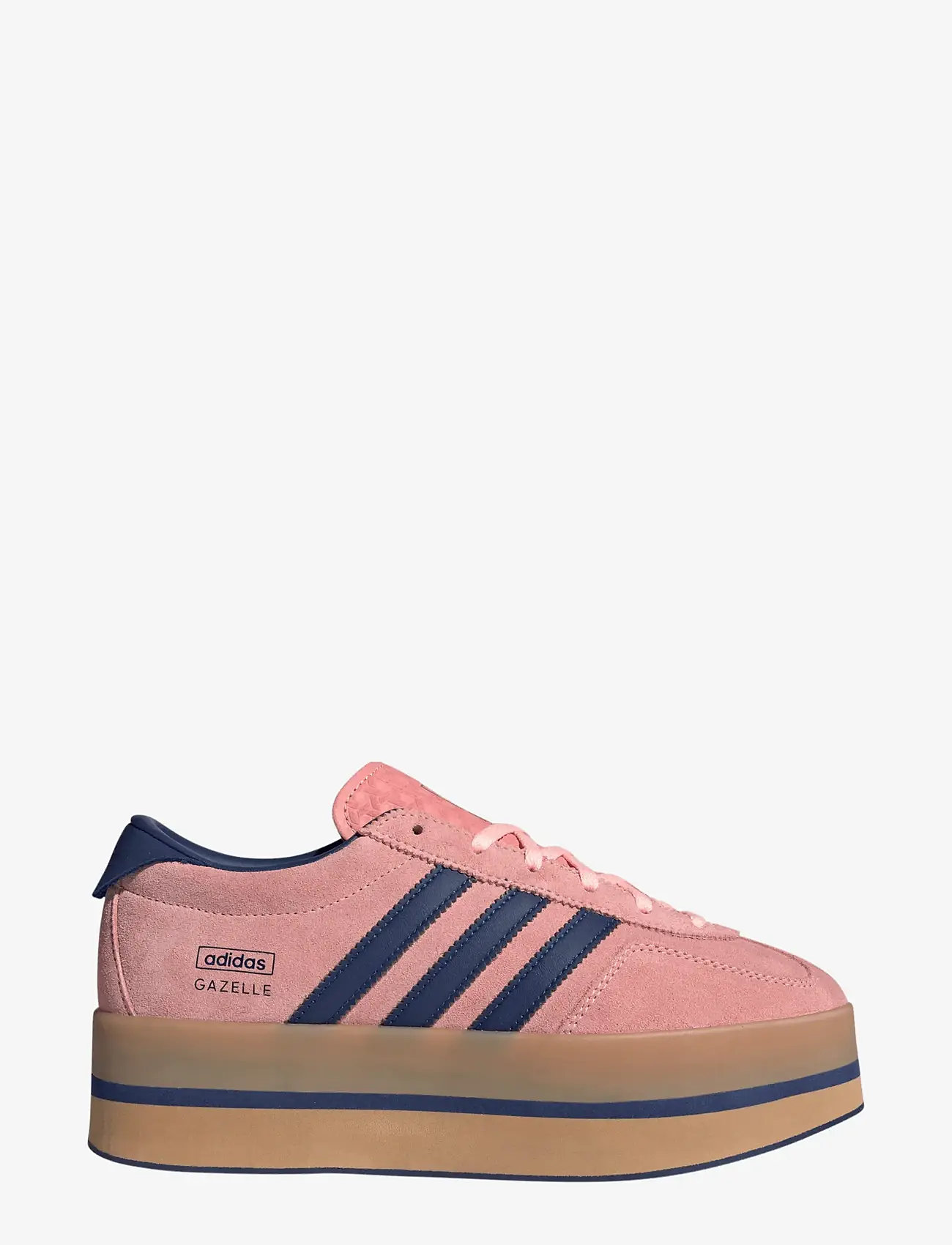 adidas Originals - GAZELLE STACK W - låga sneakers - glopnk/vicblu/gum3 - 1