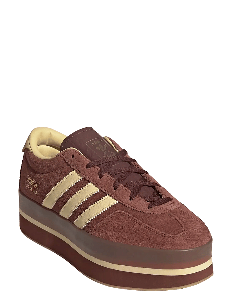 adidas Originals - GAZELLE STACK W - låga sneakers - foxbrn/orgtin/gum3 - 0
