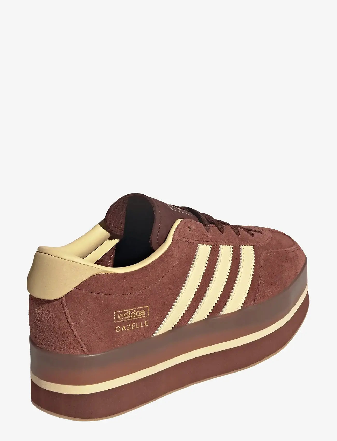 adidas Originals - GAZELLE STACK W - low top sneakers - foxbrn/orgtin/gum3 - 3