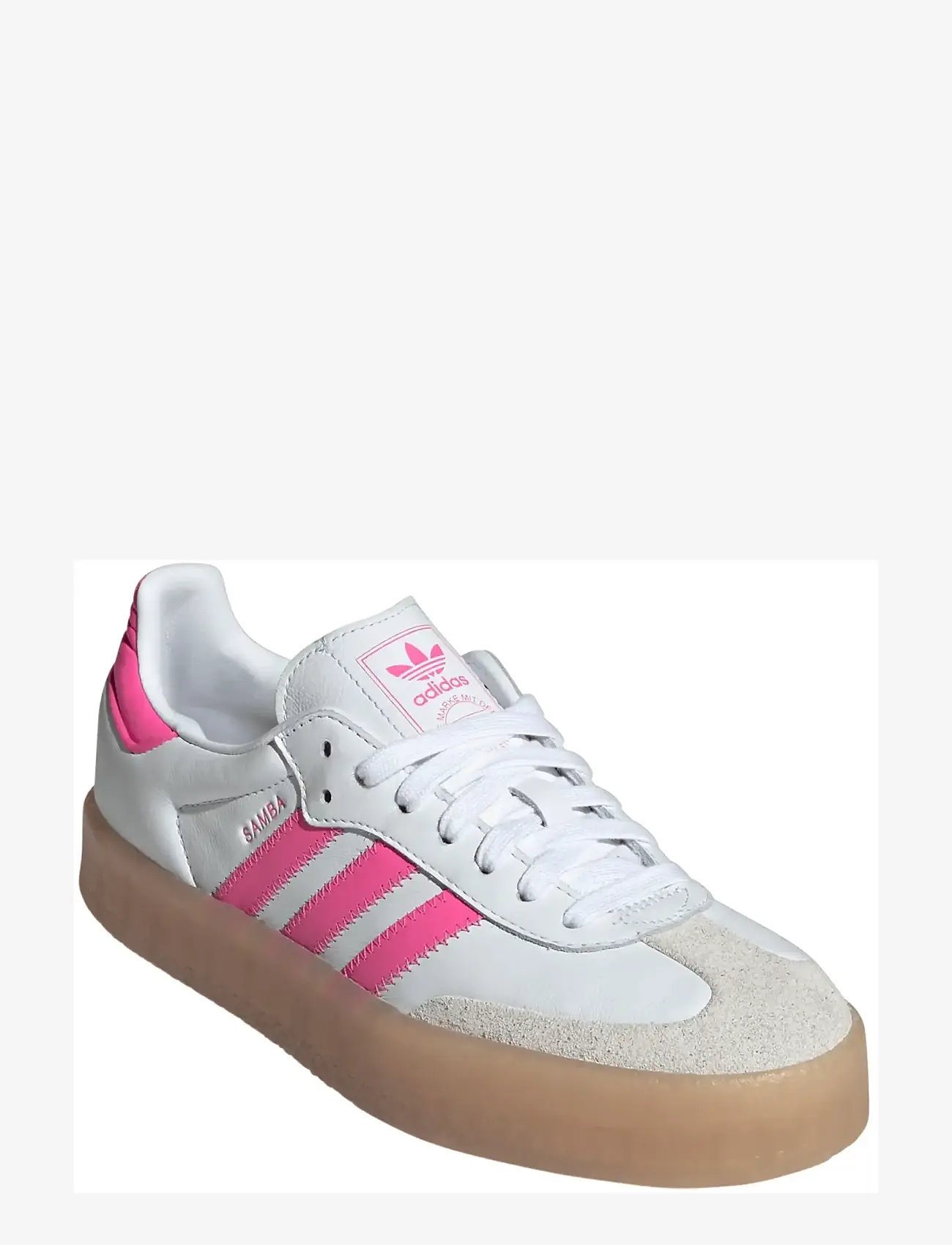 adidas Originals - SAMBAE W - låga sneakers - ftwwht/owhite/lucpnk - 0