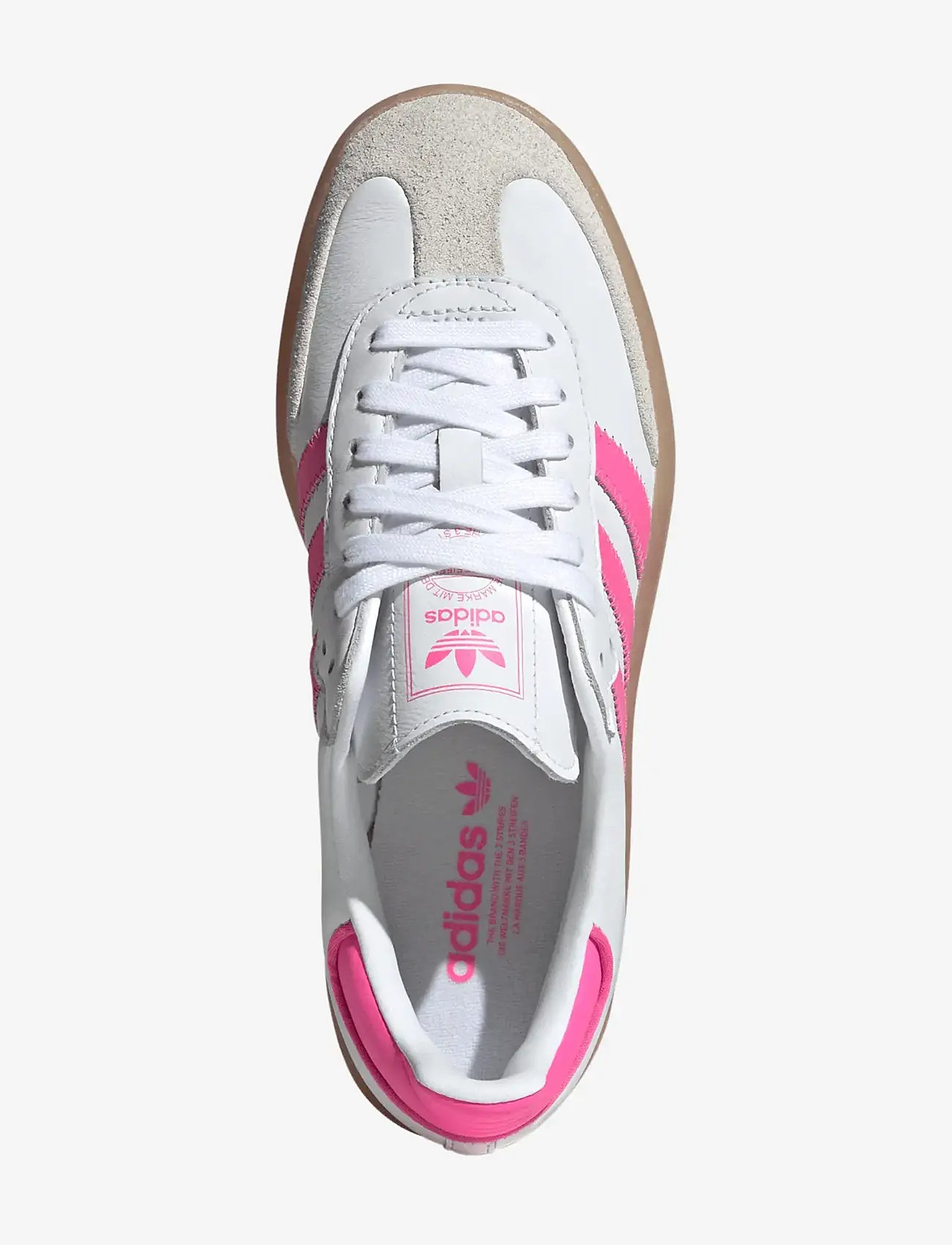 adidas Originals - SAMBAE W - låga sneakers - ftwwht/owhite/lucpnk - 4