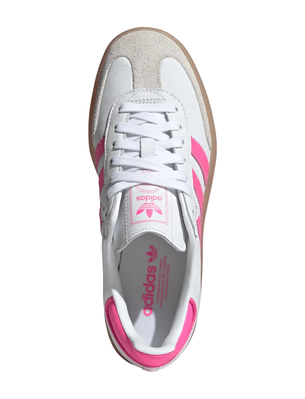 adidas Originals - SAMBAE W - lave sneakers - ftwwht/owhite/lucpnk - 4