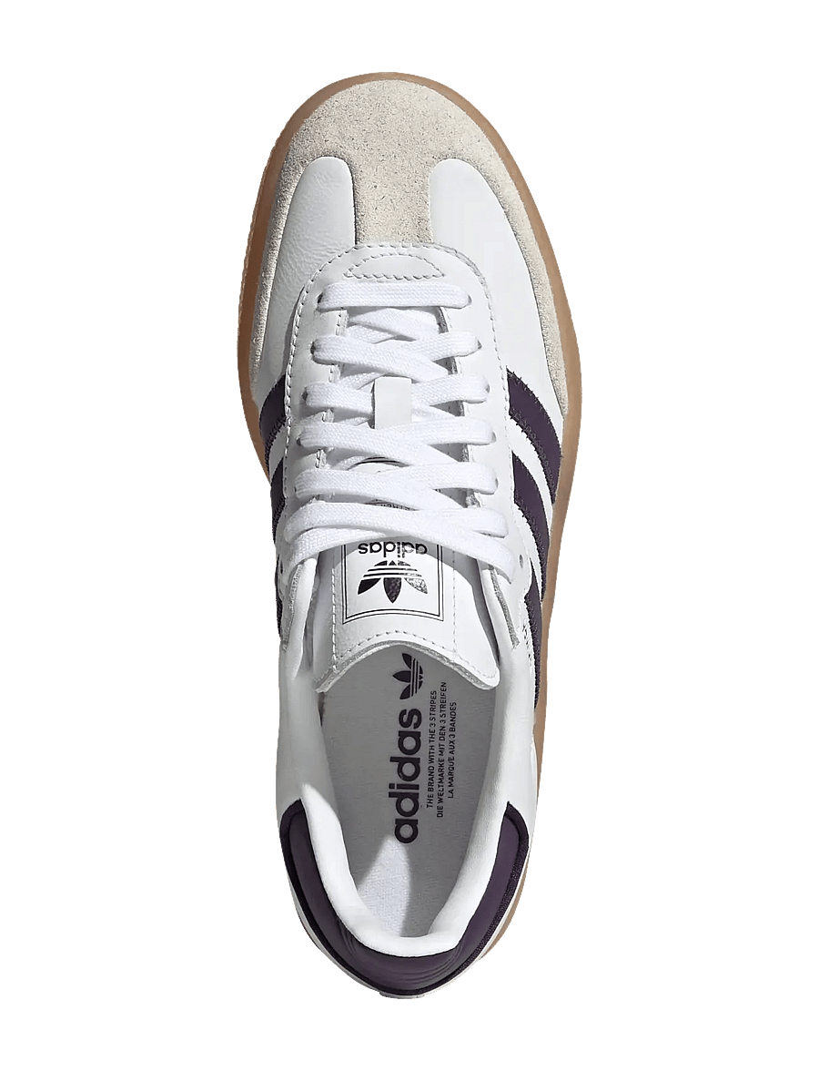 adidas Originals - SAMBAE W - niedrige sneakers - ftwwht/owhite/aurplu - 4