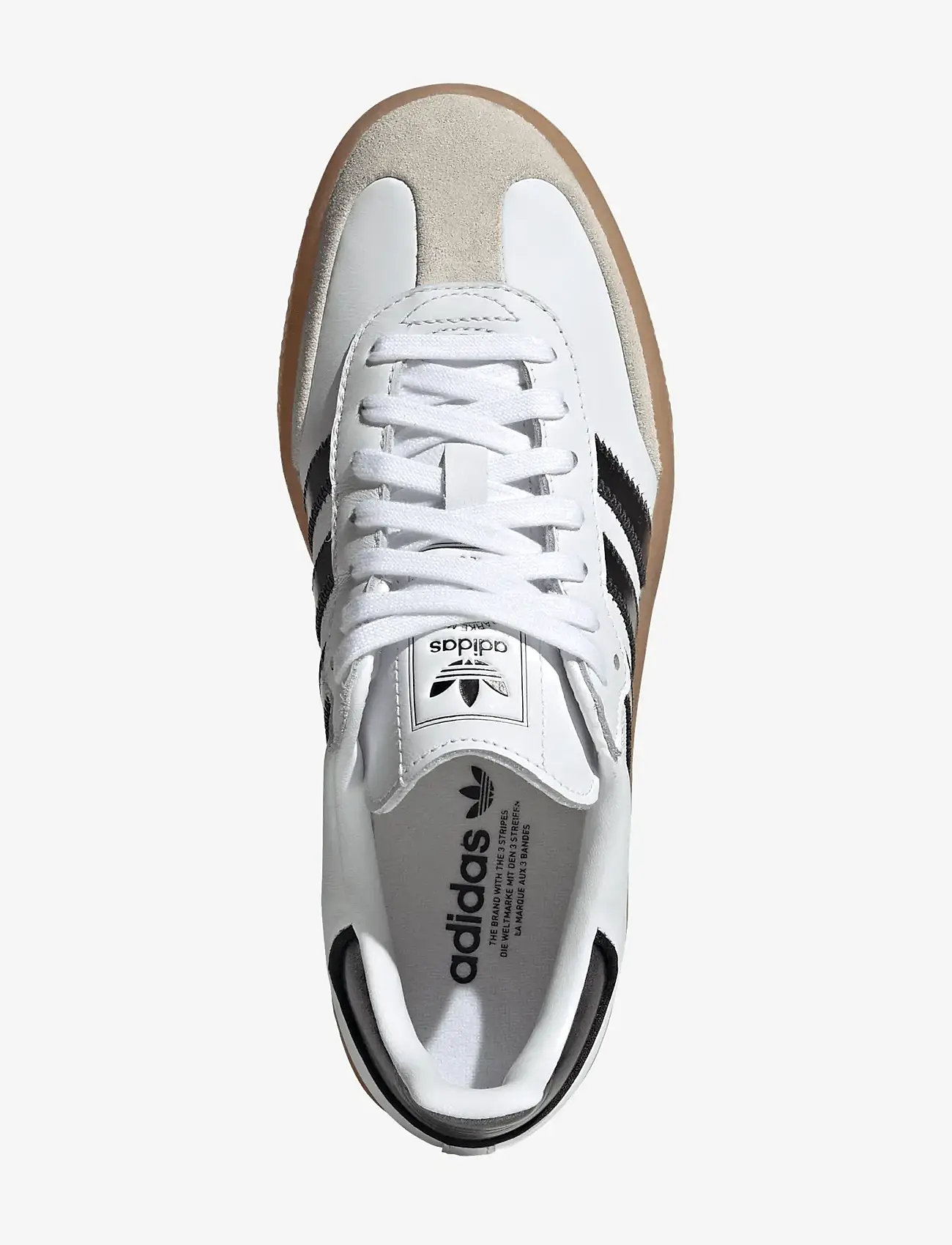 adidas Originals - SAMBAE W - lave sneakers - cblack/cblack/gum3 - 4