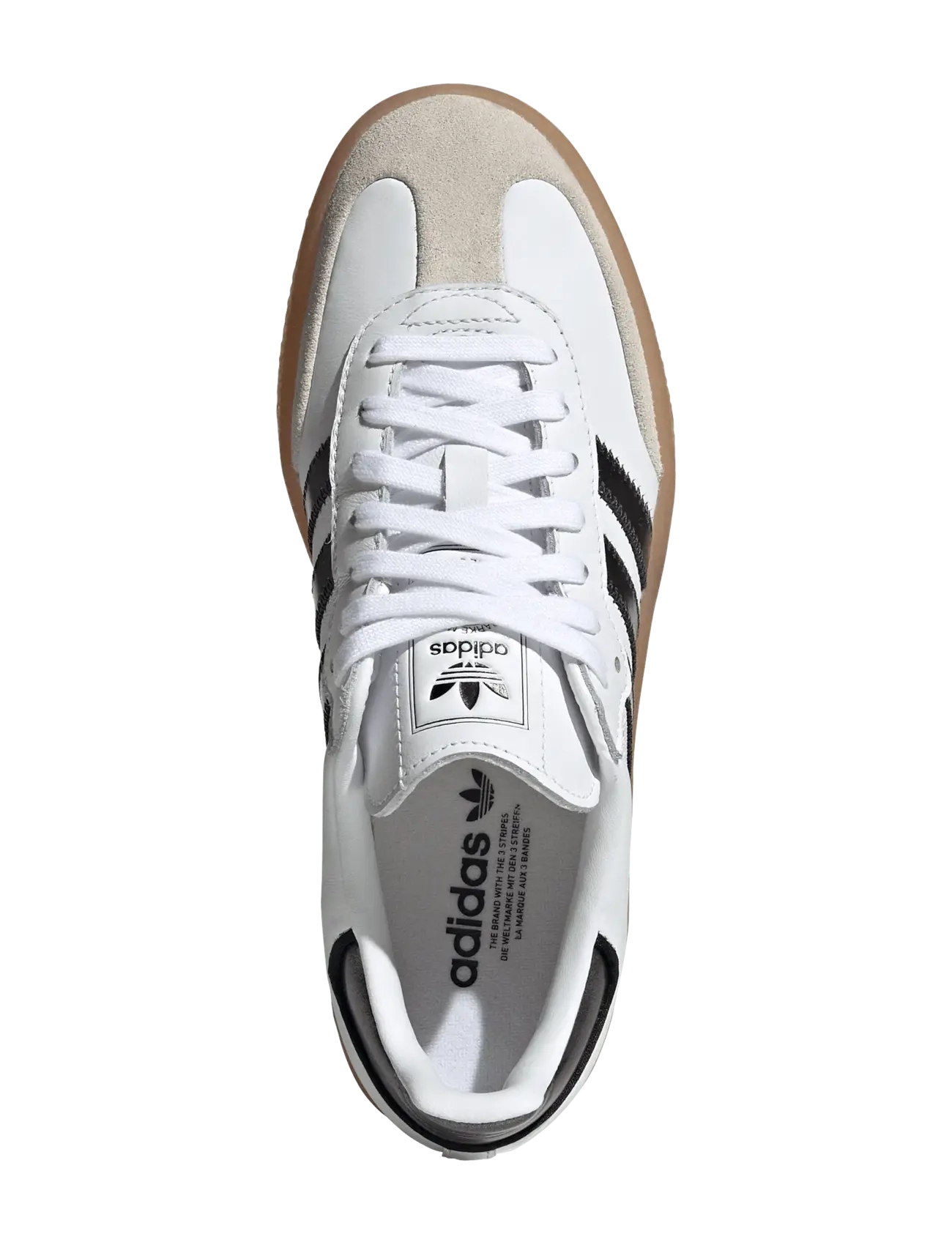adidas Originals - SAMBAE W - lave sneakers - cblack/cblack/gum3 - 4
