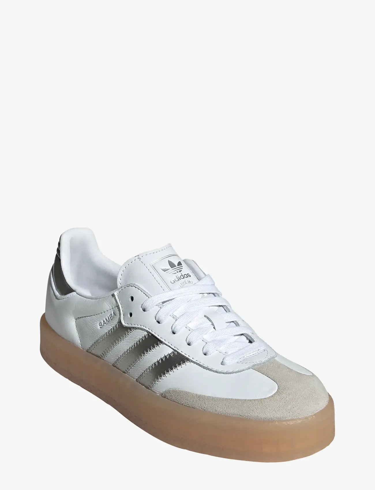 adidas Originals - SAMBAE W - låga sneakers - ftwwht/silvmt/gum3 - 0