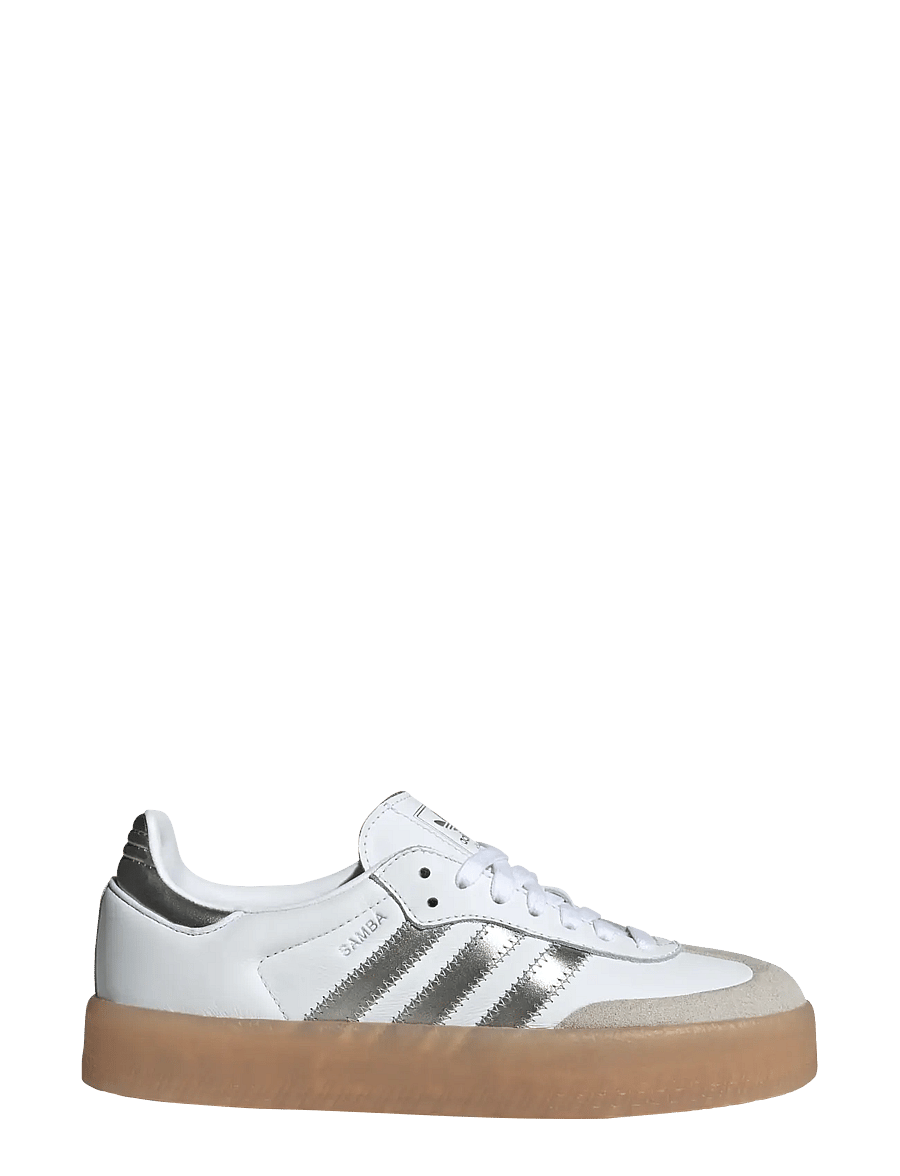 adidas Originals - SAMBAE W - matalavartiset tennarit - ftwwht/silvmt/gum3 - 1