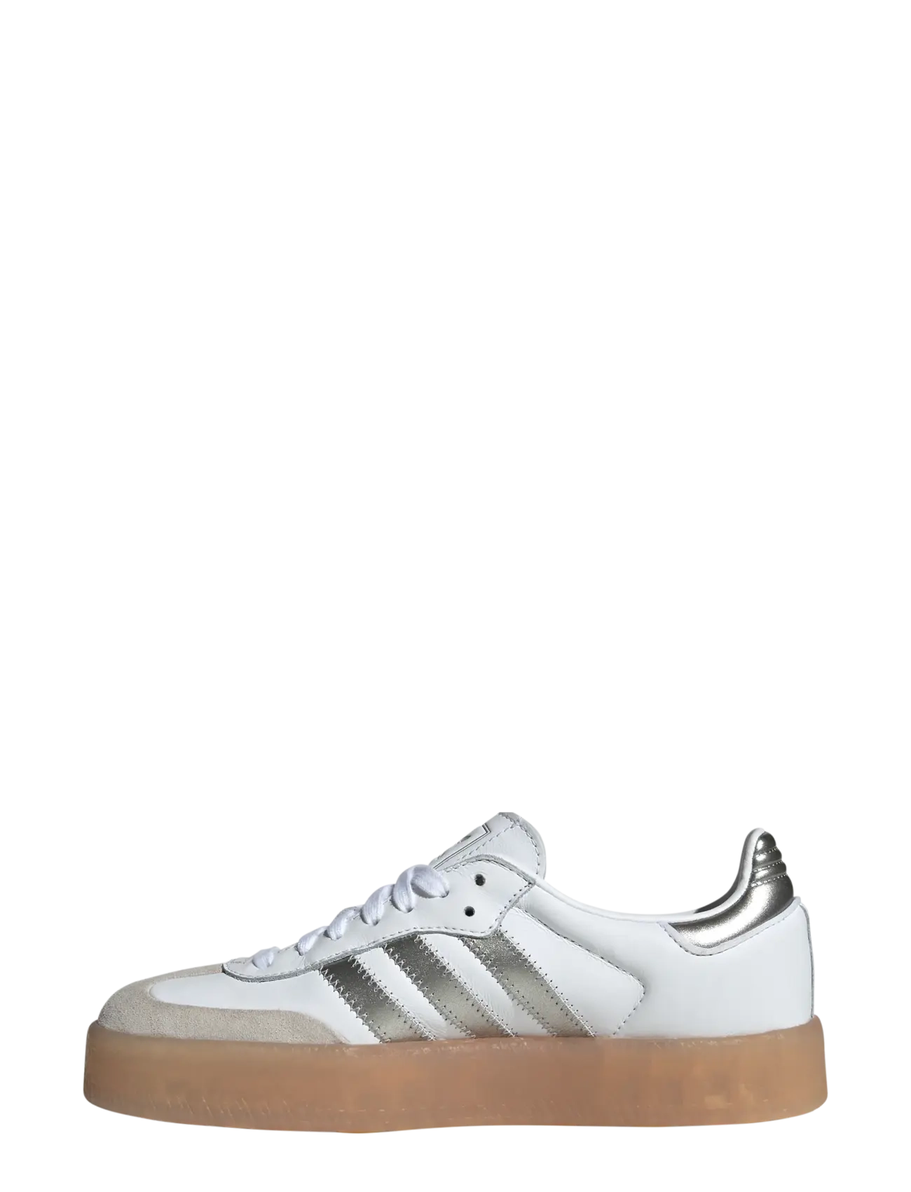 adidas Originals - SAMBAE W - matalavartiset tennarit - ftwwht/silvmt/gum3 - 2
