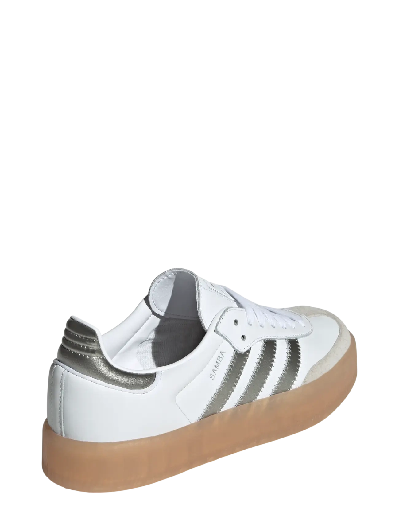 adidas Originals - SAMBAE W - matalavartiset tennarit - ftwwht/silvmt/gum3 - 3