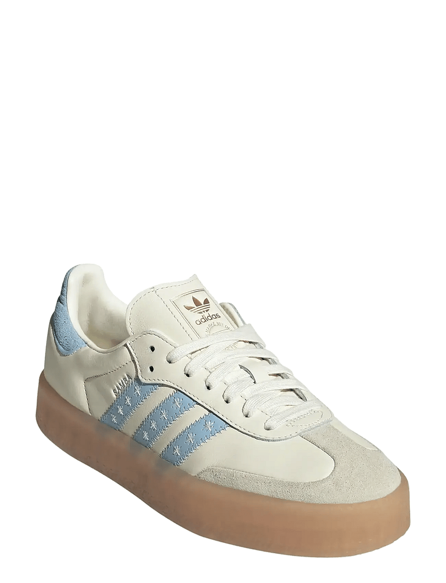 adidas Originals - SAMBAE W - niedrige sneakers - crewht/clesky/ftwwht - 0