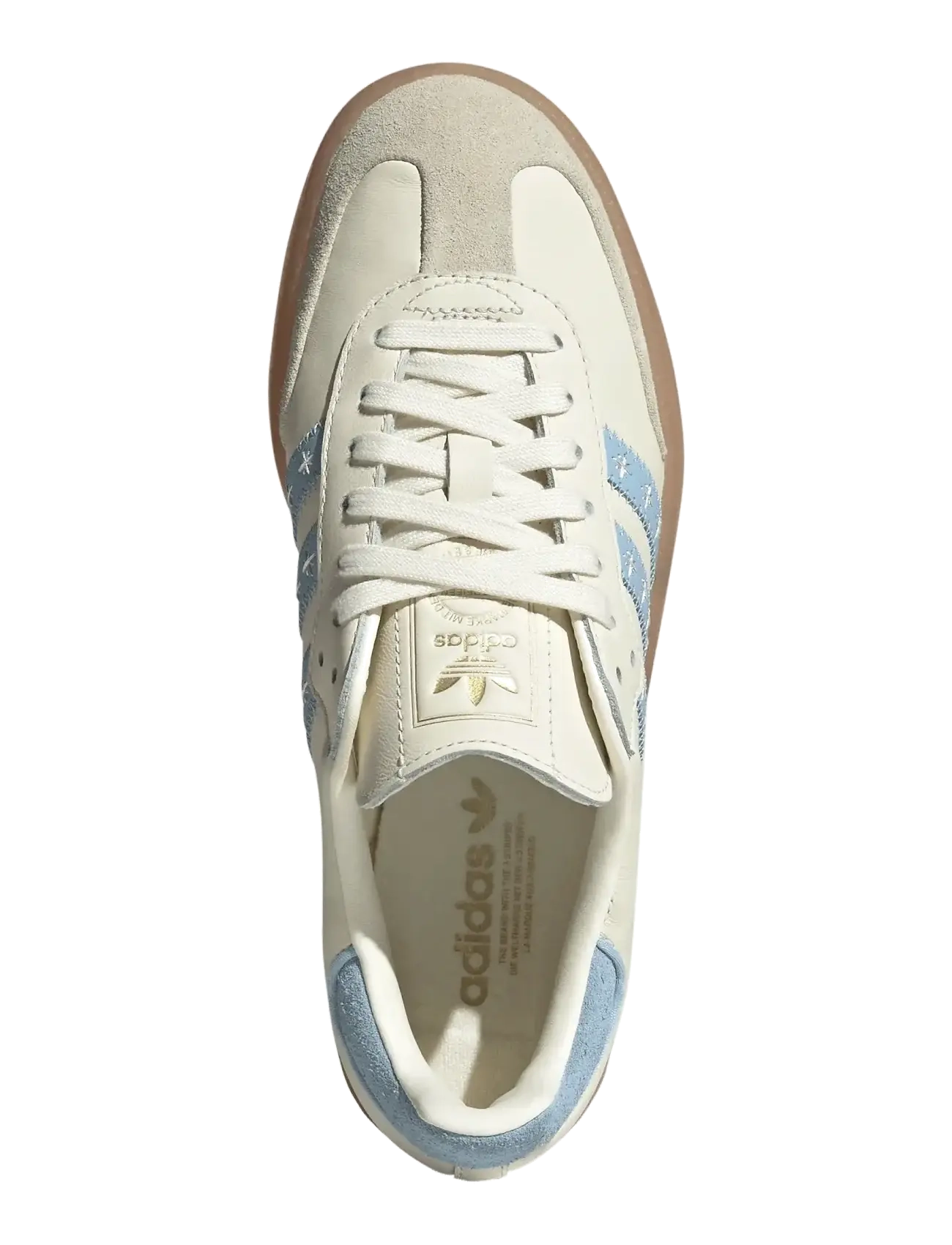 adidas Originals - SAMBAE W - niedrige sneakers - crewht/clesky/ftwwht - 4
