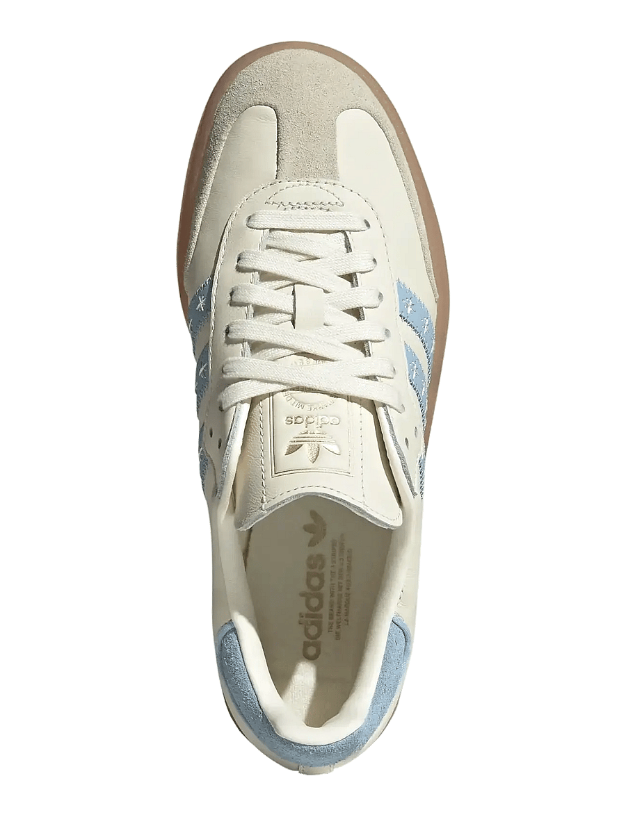 adidas Originals - SAMBAE W - niedrige sneakers - crewht/clesky/ftwwht - 4