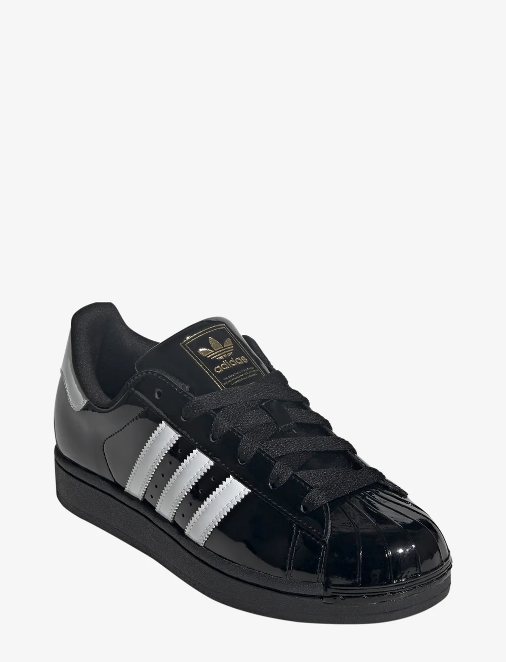 adidas Originals - SUPERSTAR II W - låga sneakers - cblack/ftwwht/goldmt - 0