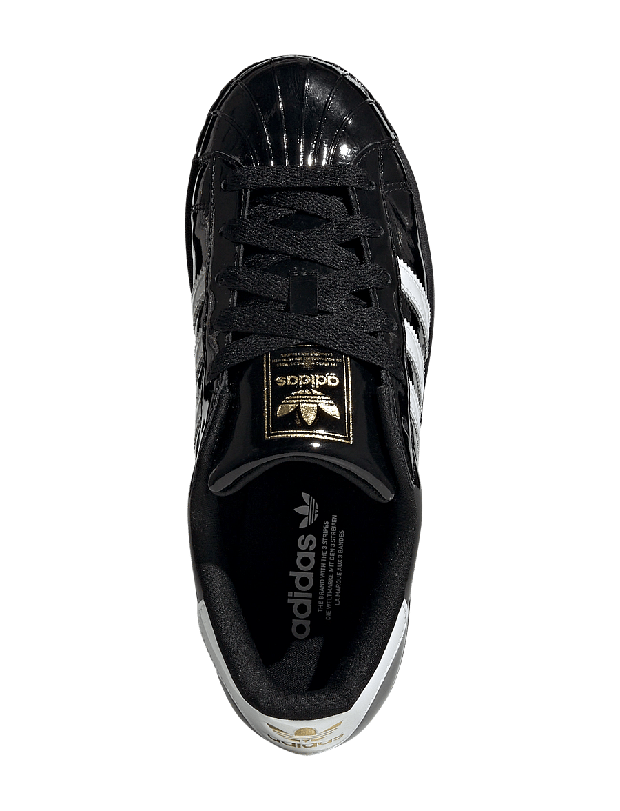 adidas Originals - SUPERSTAR II W - lave sneakers - cblack/ftwwht/goldmt - 4