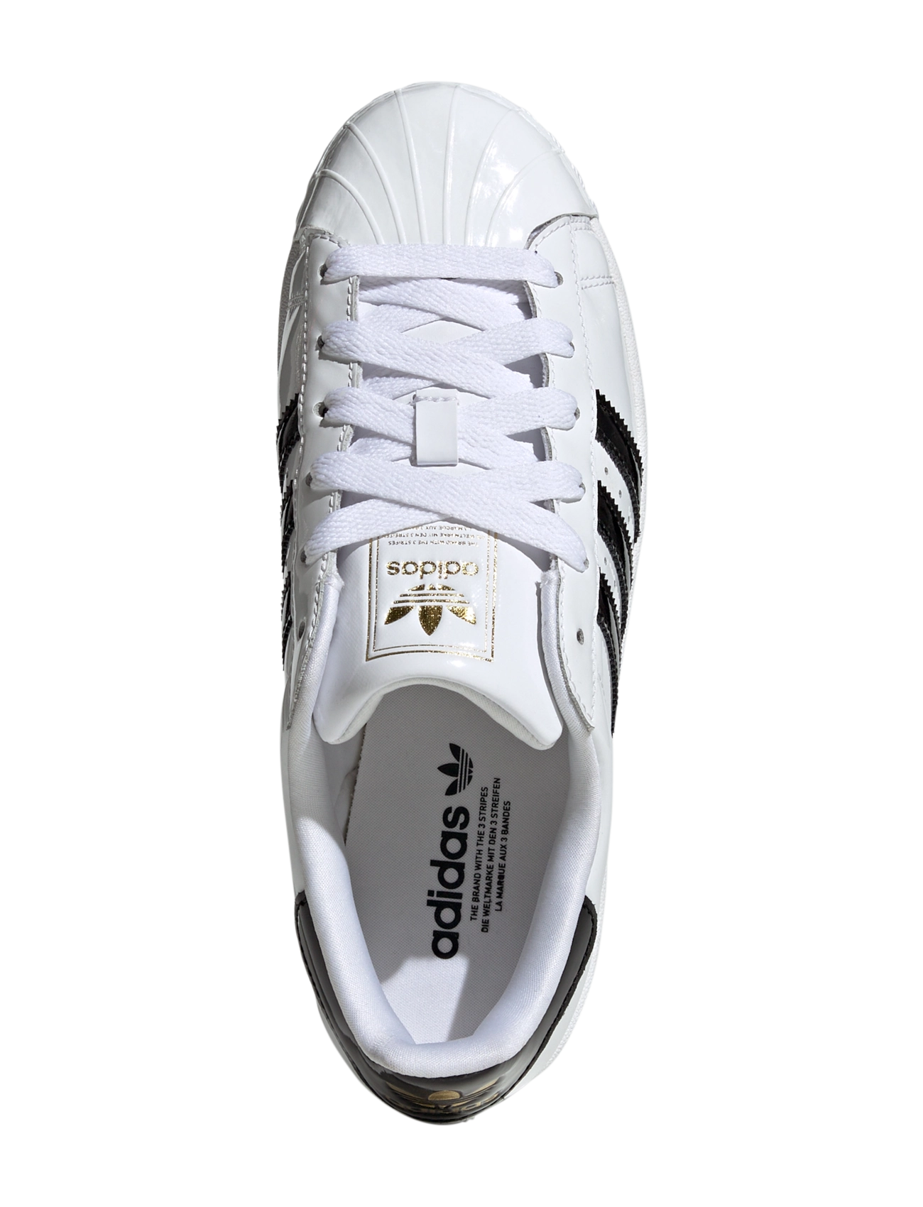 adidas Originals - SUPERSTAR II W - niedrige sneakers - ftwwht/cblack/goldmt - 4