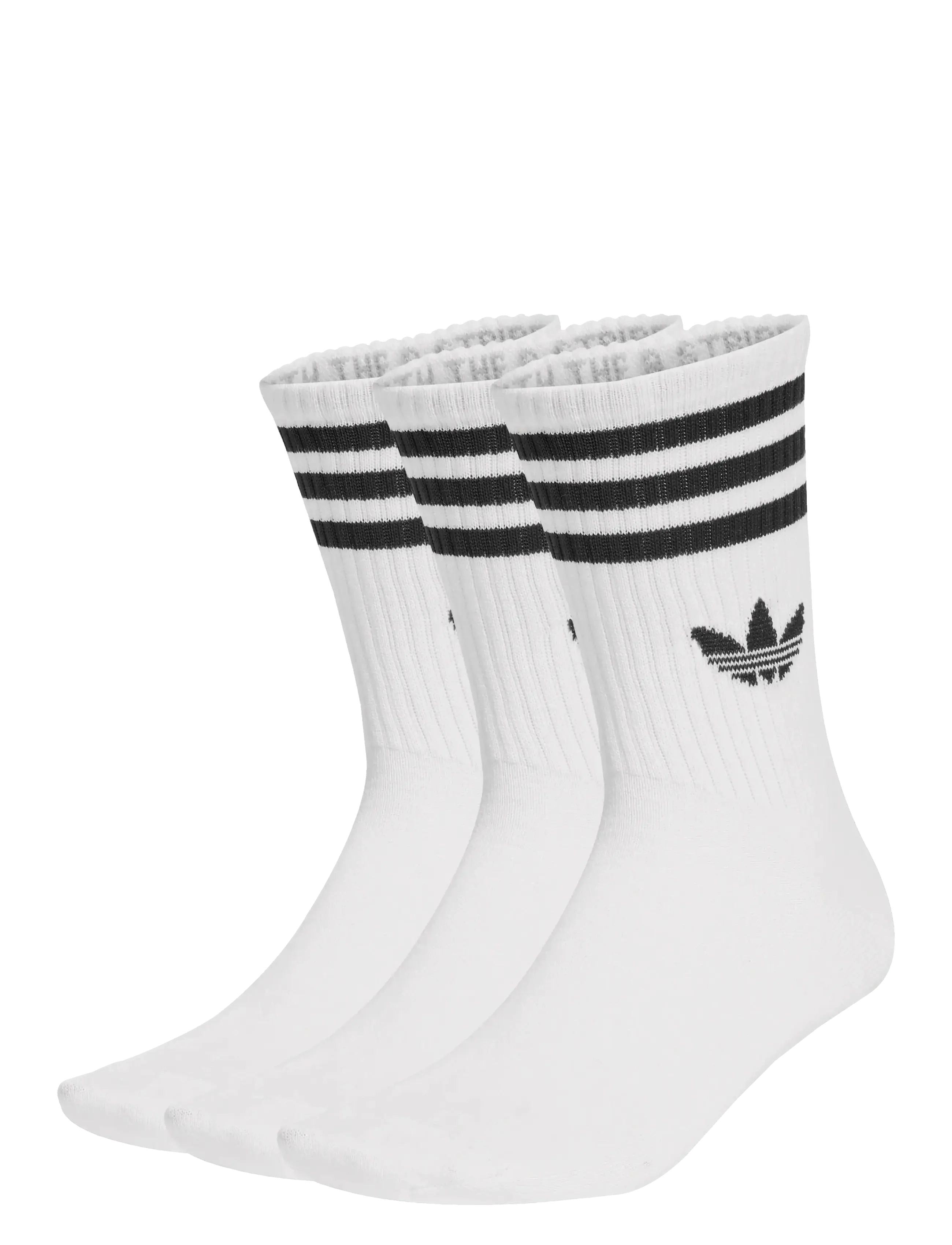 adidas Originals 3S CREW S 3P - Träningsstrumpor - WHITE/WHITE/WHITE / white