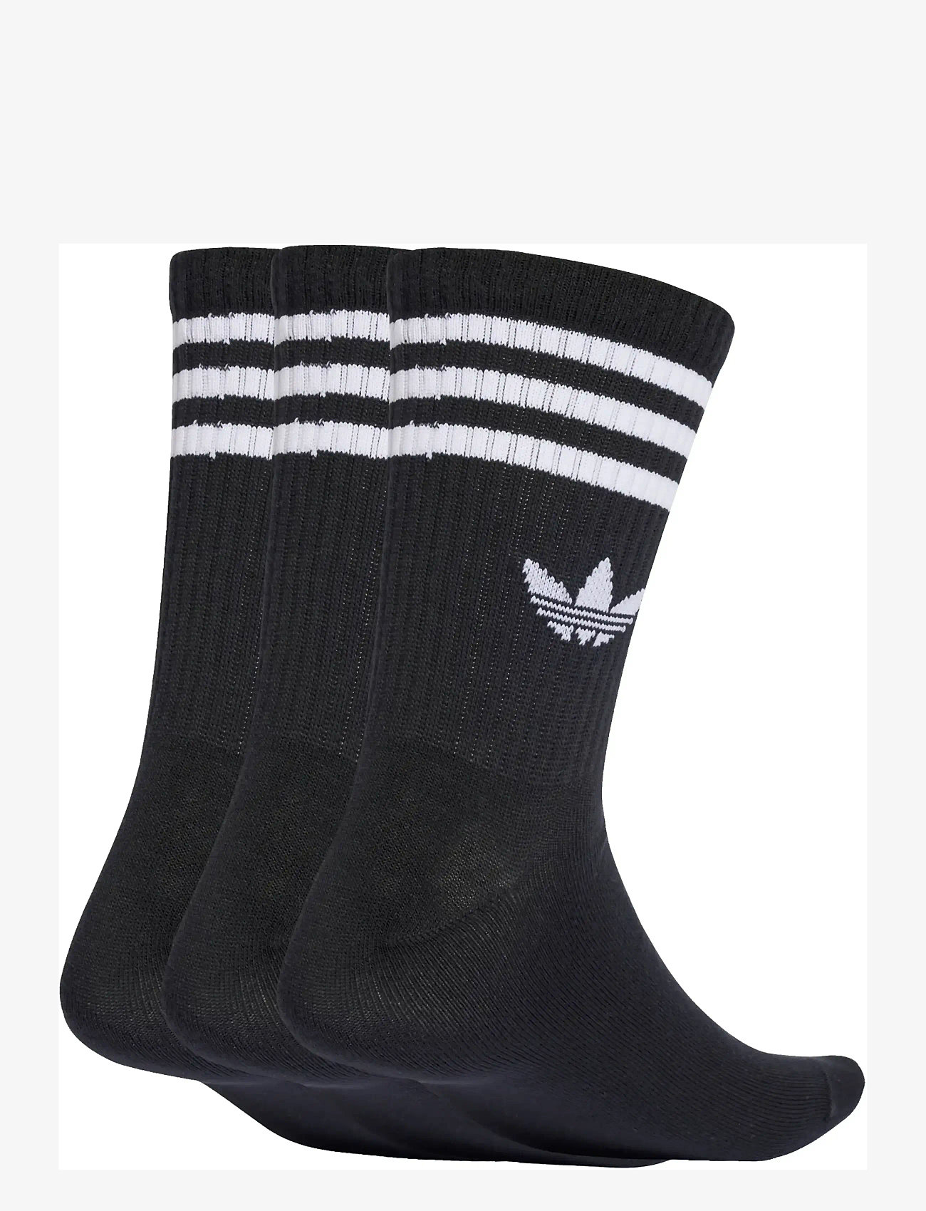 adidas Originals - 3S CREW S 3P - spordisokid - black/black/black - 1