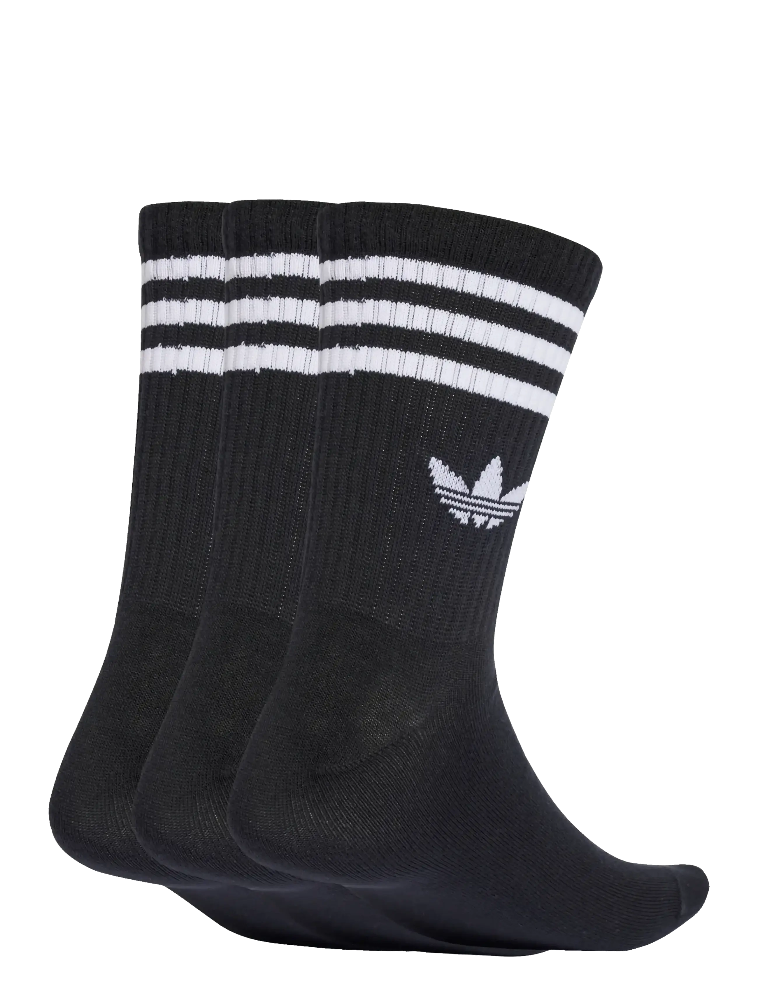 adidas Originals - 3S CREW S 3P - sportstrømper - black/black/black - 1