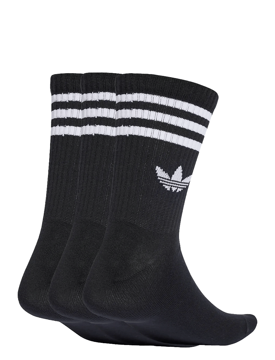 adidas Originals - 3S CREW S 3P - sportstrømper - black/black/black - 1