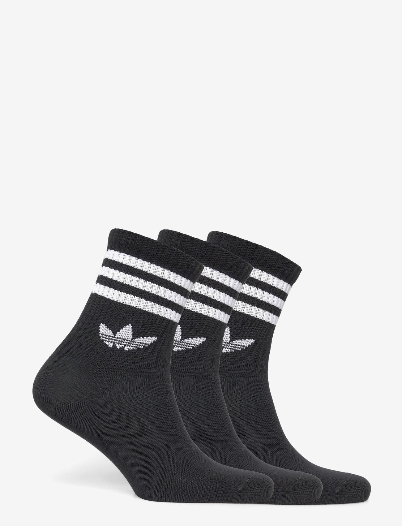 adidas Originals - 3S CREW S 3P - träningsstrumpor - black/black/black - 1