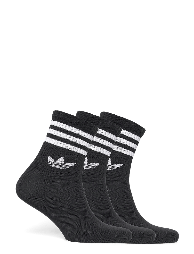 adidas Originals - 3S CREW S 3P - träningsstrumpor - black/black/black - 1