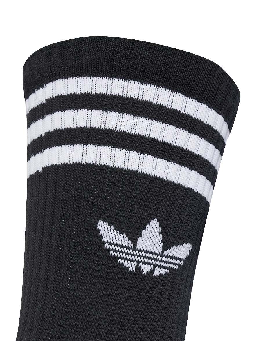 adidas Originals - 3S CREW S 3P - sportstrømper - black/black/black - 3