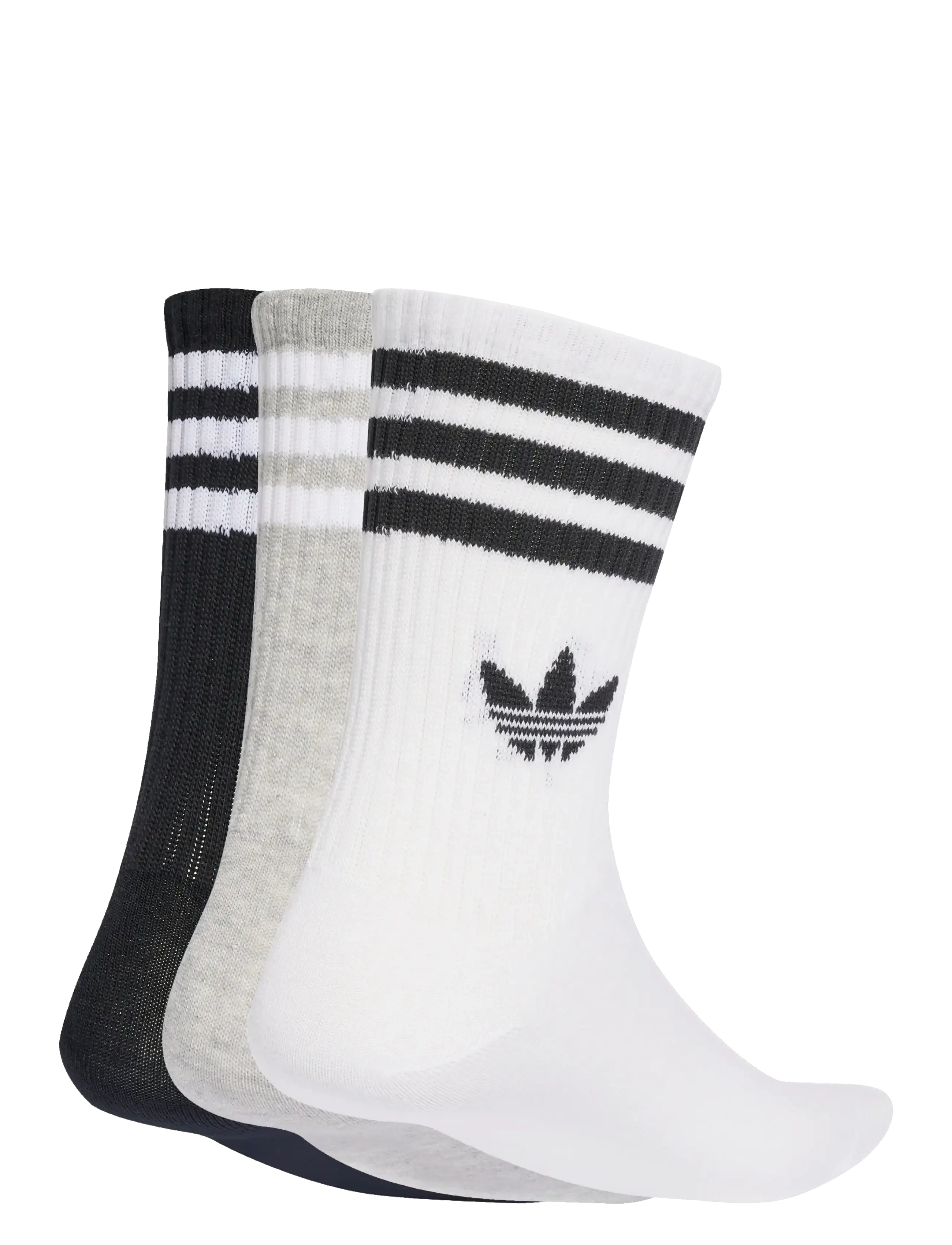 adidas Originals - 3S CREW S 3P - sportstrømper - white/mgreyh/black - 1