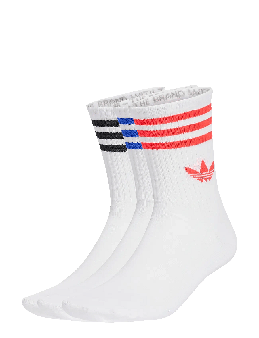 adidas Originals - 3S CREW S 3P - sportstrømper - white/lucred/lucblu - 0