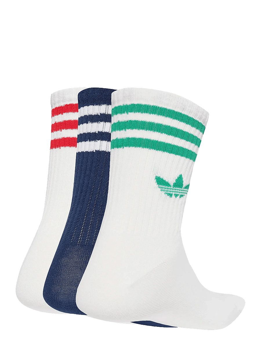adidas Originals - 3S CREW S 3P - sportstrømper - white/nindig/white - 1