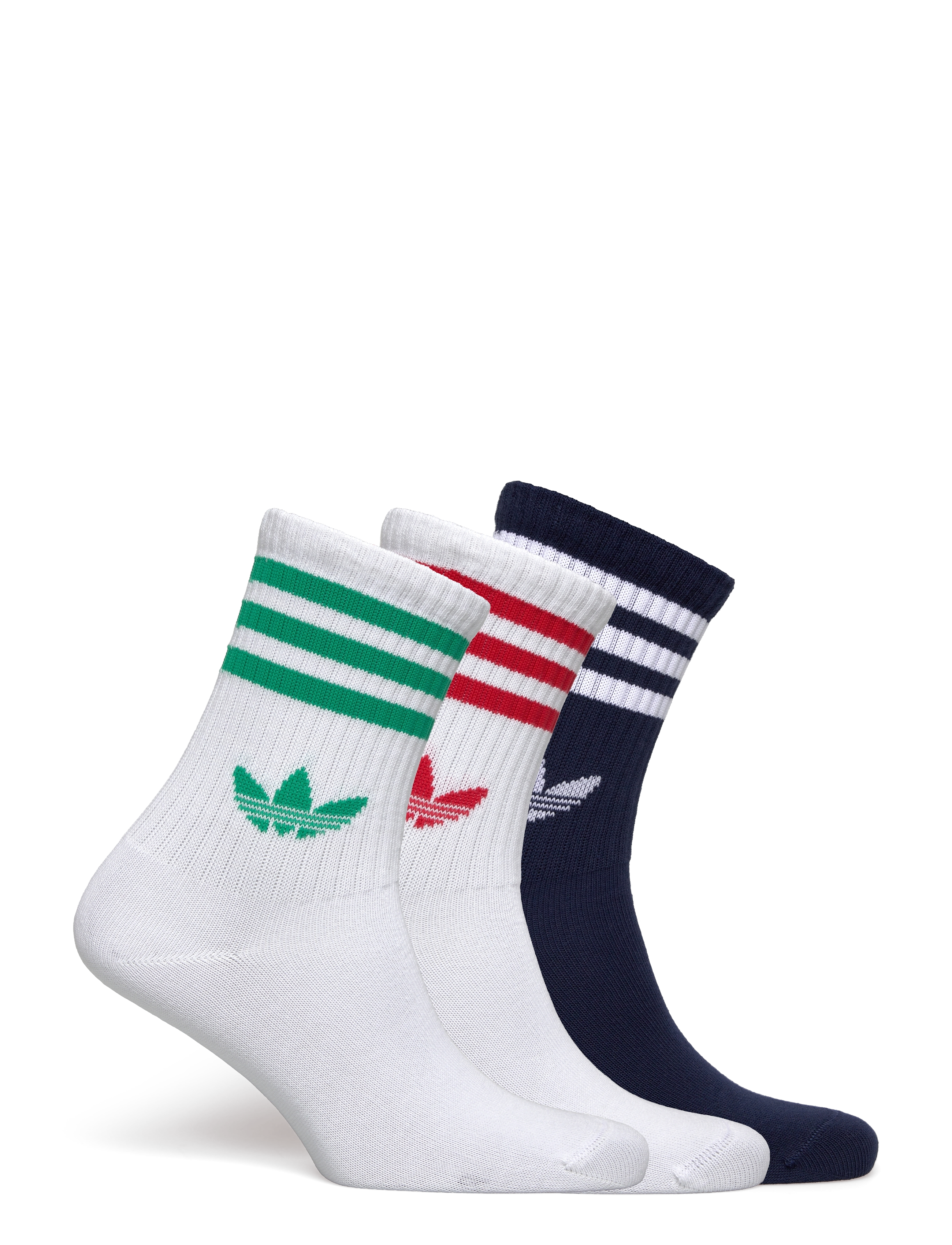 adidas Originals - 3S CREW S 3P - sportstrømper - white/nindig/white - 4